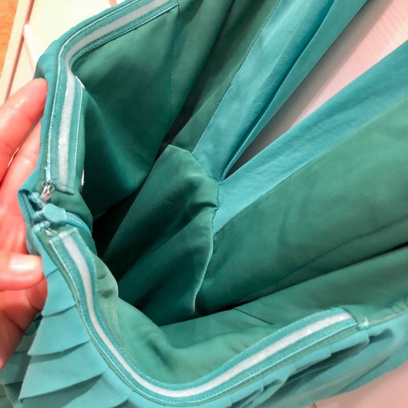 Halston Heritage Pleated Halter Dress - Picture 11 of 16